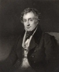 William Lawrence, metszette J. Cochran, a „The National Portrait Gallery, Volume II“ című kiadványból, megjelent 1820 körül